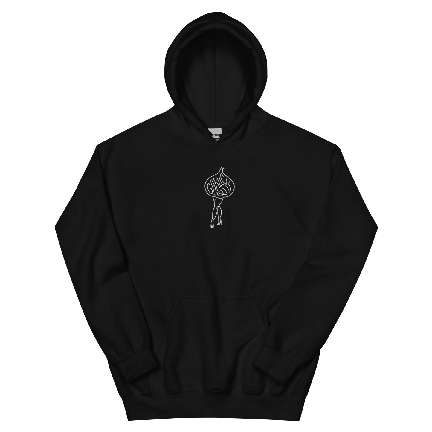 GARLIC SLUT Hoodie (white embroidery)
