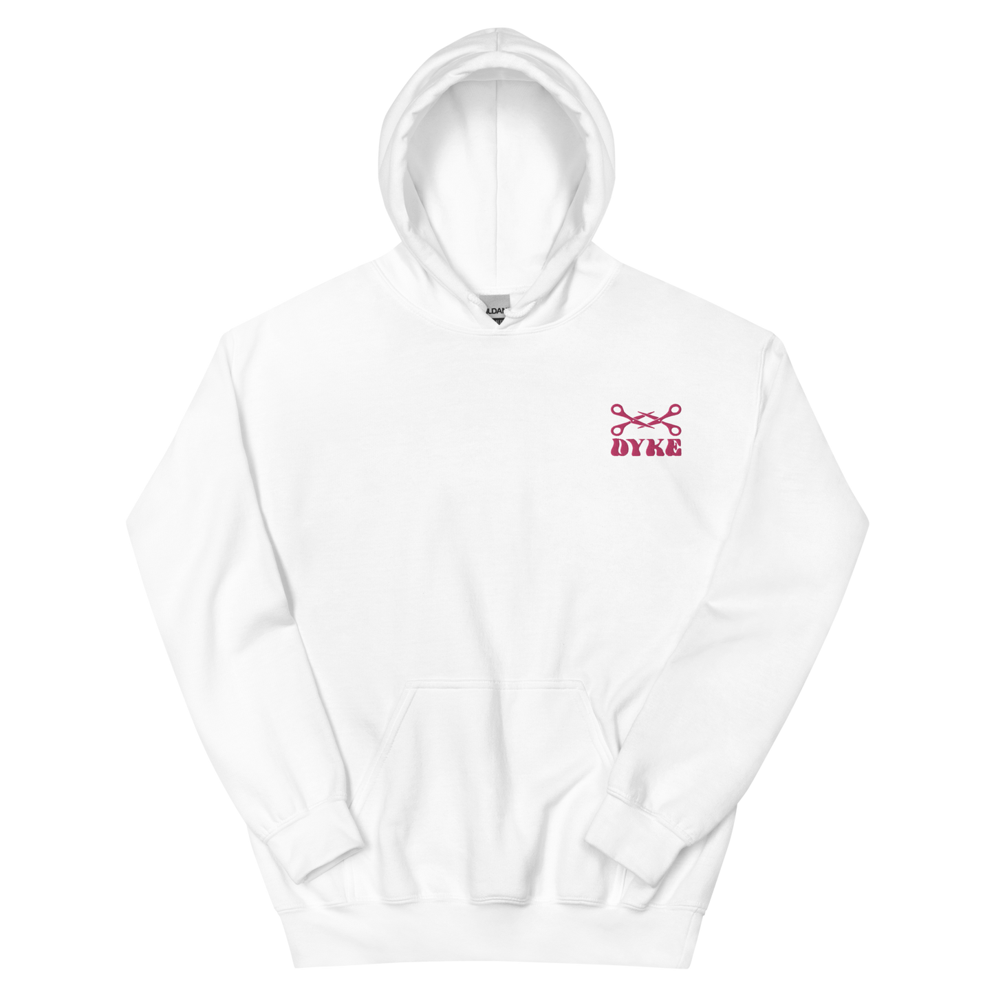 DYKE Hoodie (pink embroidery)