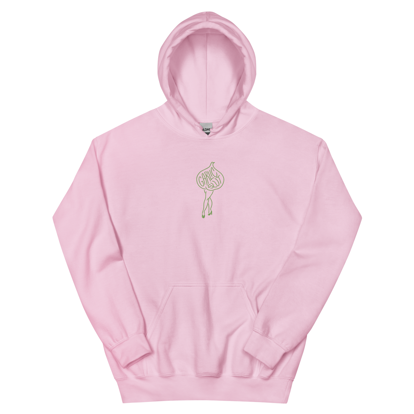 GARLIC SLUT Hoodie (green embroidery)