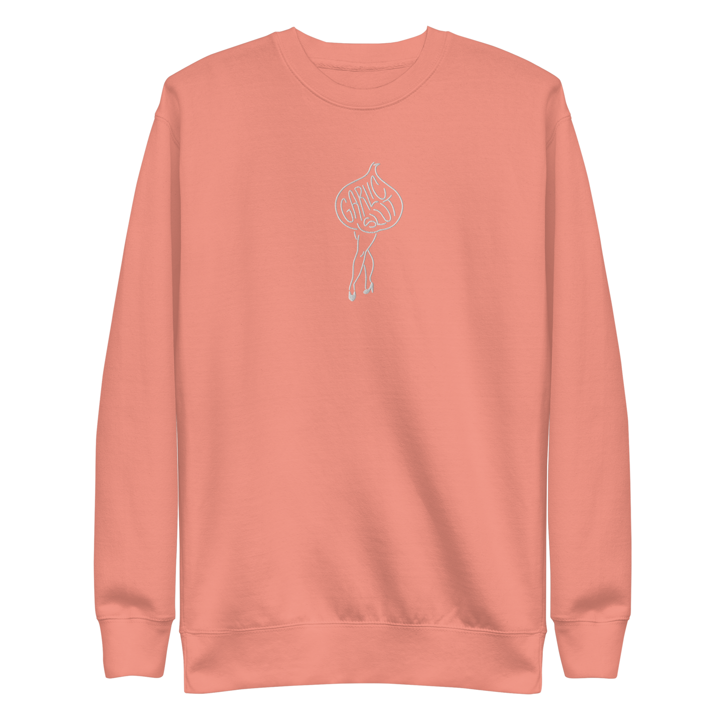 GARLIC SLUT Sweatshirt (white embroidery)