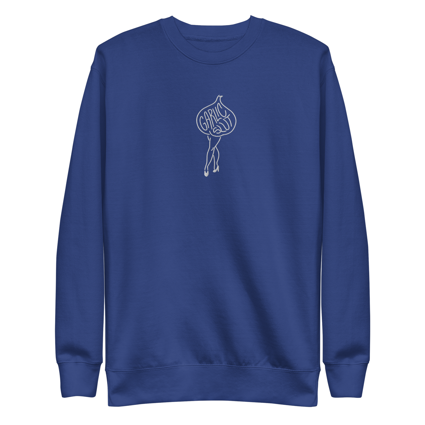 GARLIC SLUT Sweatshirt (white embroidery)