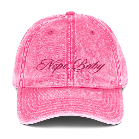 NEPO BABY Cap (vintage w script font)